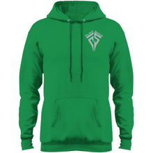Flop Shop gray logo 2-sided print PC78H Port & Co. Core Fleece Pullover Hoodie