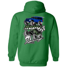 H57 Racing 2-sided print G185 Gildan Pullover Hoodie 8 oz.