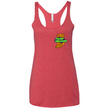 BB&M Team Indiana front 2-sided print NL6733 Next Level Ladies' Triblend Racerback Tank