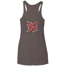 D.I.Y. 4x4 2-sided print NL6733 Next Level Ladies' Triblend Racerback Tank