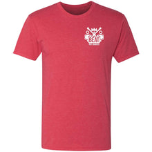 Work Hard Wheel Harder 2-sided print NL6010 Men's Triblend T-Shirt