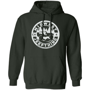 MWJT CH white logo G185 Pullover Hoodie
