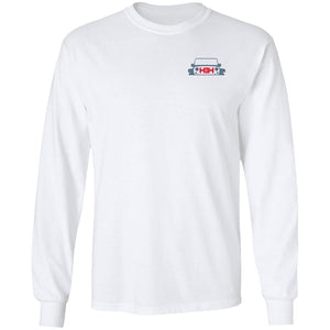 Heatbeaters 2-sided print G240 Gildan LS Ultra Cotton T-Shirt