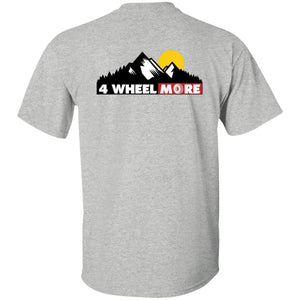 4 Wheel More 2-sided print G500B Gildan Youth 5.3 oz 100% Cotton T-Shirt