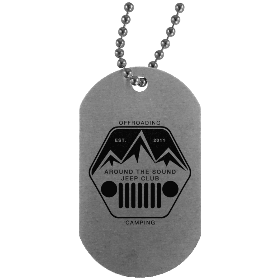 ASJC UN4004 Silver Dog Tag
