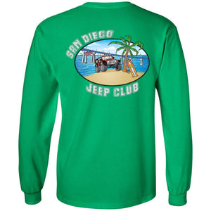 SDJC 2-sided print G240 Gildan LS Ultra Cotton T-Shirt