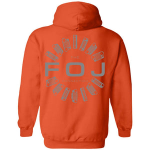 FOJ 2-sided print G185 Gildan Pullover Hoodie 8 oz.