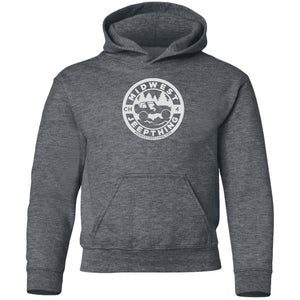 MWJT CH white logo G185B Youth Pullover Hoodie