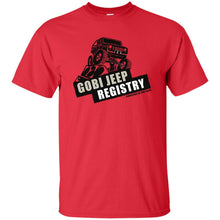 Gobi Jeep Registry Logo G200B Gildan Youth Ultra Cotton T-Shirt