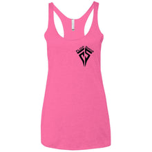 Flop Shop 2-sided print NL6733 Next Level Ladies' Triblend Racerback Tank