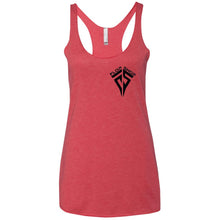 Flop Shop 2-sided print NL6733 Next Level Ladies' Triblend Racerback Tank
