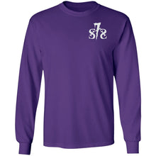 S7S white logo Bill Steen 2-sided print G240 LS Ultra Cotton T-Shirt