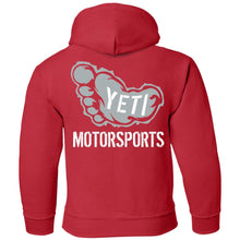 Yeti Motorsports logo 2-sided print G185B Gildan Youth Pullover Hoodie