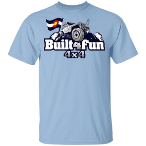 Built4Fun grey G500B Gildan Youth 5.3 oz 100% Cotton T-Shirt