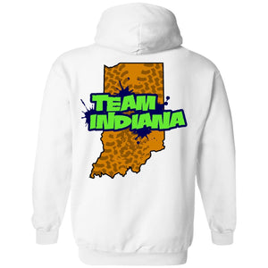 Hundt's Motorsports 2-sided print G185 Gildan Pullover Hoodie 8 oz.