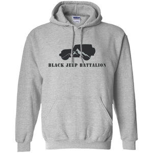 Black Jeep Battalion G185 Gildan Pullover Hoodie 8 oz.