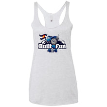 Built4Fun blue NL6733 Next Level Ladies' Triblend Racerback Tank