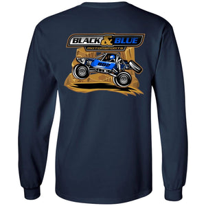 B&BM Team Indiana front 2-sided print G240B Gildan Youth LS T-Shirt