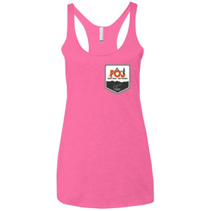 FOJ 2-sided print NL6733 Next Level Ladies' Triblend Racerback Tank