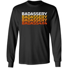 John's 4x4 BADASSERY 2-sided print G240 Gildan LS Ultra Cotton T-Shirt