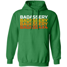 John's 4x4 BADASSERY 2-sided print G185 Gildan Pullover Hoodie 8 oz.