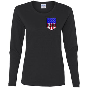 American Off-Road 2-sided print G540L Ladies' Cotton LS T-Shirt