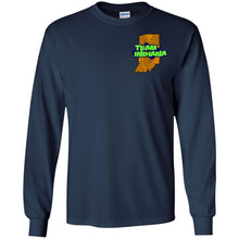 B&BM Team Indiana front 2-sided print G240B Gildan Youth LS T-Shirt