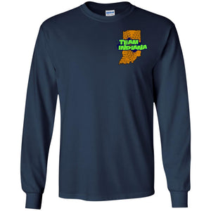 B&BM Team Indiana front 2-sided print G240B Gildan Youth LS T-Shirt