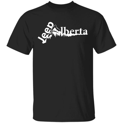 Jeep Alberta white logo G500 Gildan 5.3 oz. T-Shirt