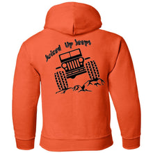 Juiced Up Jeeps G185B Gildan Youth Pullover Hoodie