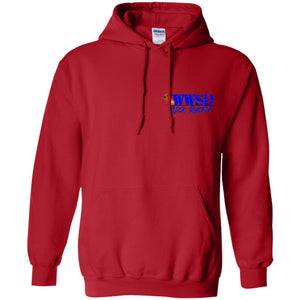 WWSD 2-sided w/ Team Indiana back G185 Gildan Pullover Hoodie 8 oz.