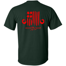 ASJC 2-sided print with Freedom flag on back G200B Gildan Youth Ultra Cotton T-Shirt