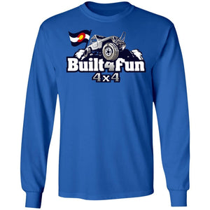 Built4Fun grey G240 Gildan LS Ultra Cotton T-Shirt