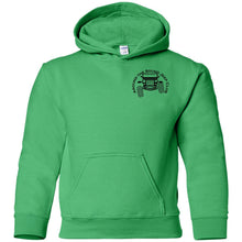 ASJC black logo 2-sided print G185B Gildan Youth Pullover Hoodie