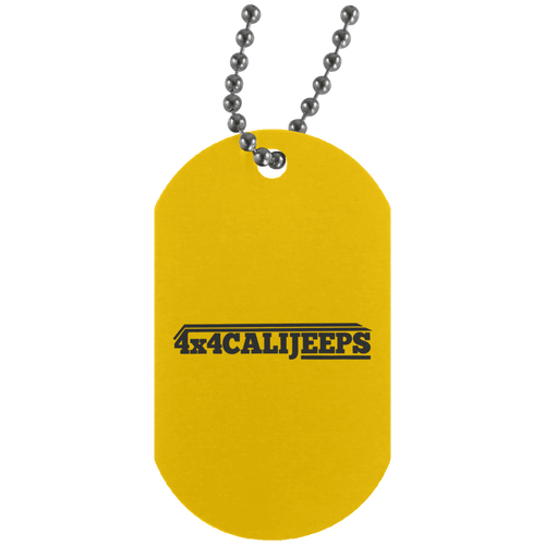 California Jeeps UN4004 Silver Dog Tag