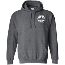 ASJC 2-sided print with Freedom flag on back G185 Gildan Pullover Hoodie 8 oz.
