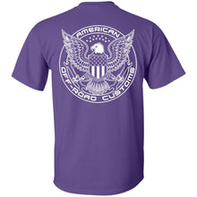 American Offroad Customs Horizontal white 2-sided print G500 5.3 oz. T-Shirt