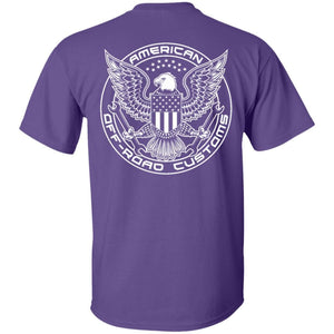 American Offroad Customs Horizontal white 2-sided print G500 5.3 oz. T-Shirt