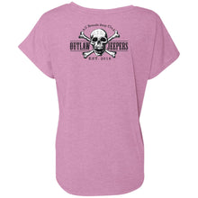 Outlaw Jeepers 2-sided print NL6760 Ladies' Triblend Dolman Sleeve