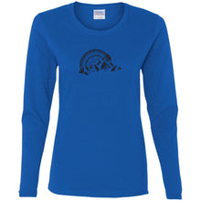 Rockland Rock Crawlers G540L Gildan Ladies' Cotton LS T-Shirt