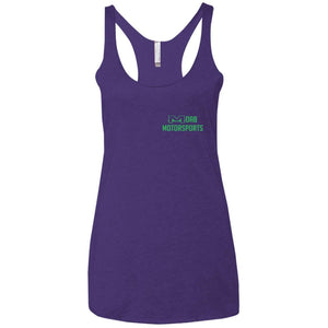 Moab Motorsports 2-sided print w/Trailmater back NL6733 Next Level Ladies' Triblend Racerback Tank