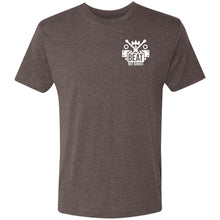 Work Hard Wheel Harder 2-sided print NL6010 Men's Triblend T-Shirt