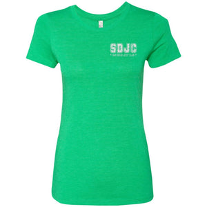 SDJC 2-sided print NL6710 Ladies' Fitted Triblend T-Shirt