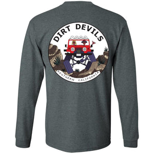 Dirt Devils Jeep Club 2-sided print G240 LS Ultra Cotton T-Shirt