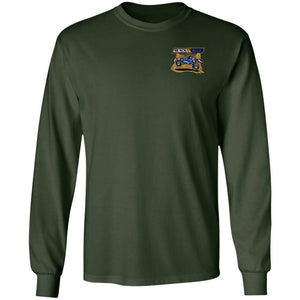 B&B Motorsports 2-sided print (Team Indiana back) G240 Gildan LS Ultra Cotton T-Shirt
