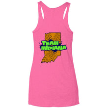B&B Motorsports 2-sided print (Team Indiana back) NL6733 Next Level Ladies' Triblend Racerback Tank