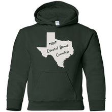 Coastal Bend Crawlers light logo G185B Gildan Youth Pullover Hoodie