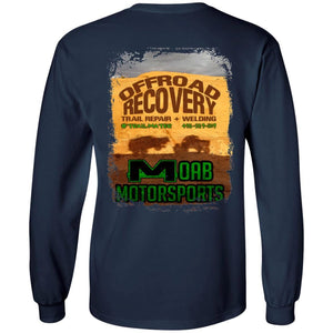 Moab Motorsports 2-sided print G240 LS Ultra Cotton T-Shirt