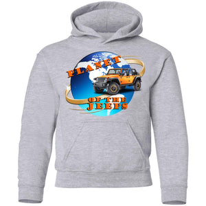 Planet of the Jeeps G185B Gildan Youth Pullover Hoodie