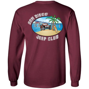 SDJC 2-sided print G240 Gildan LS Ultra Cotton T-Shirt